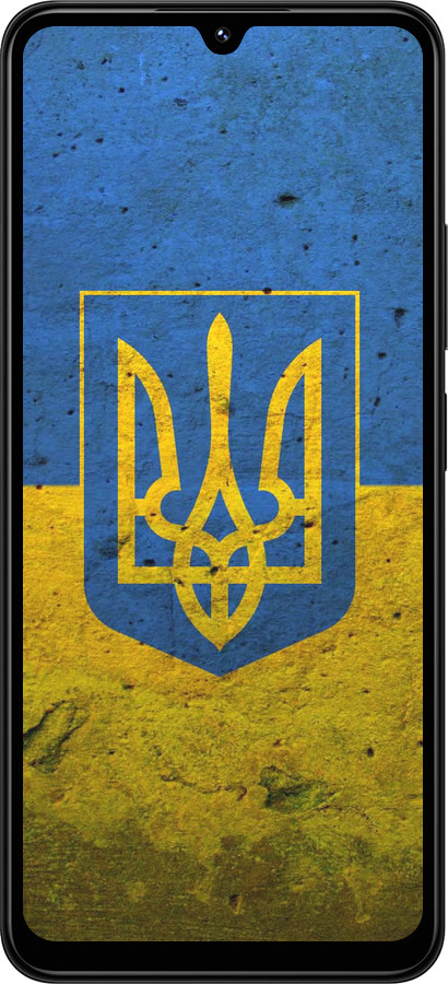 TPU чехол Флаг и герб Украины 2 для Xiaomi Redmi 14C - 378b-3768 изображение 
