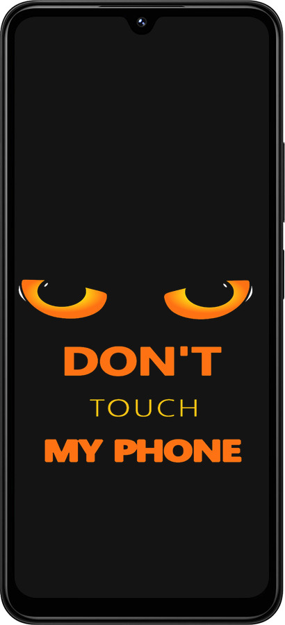 TPU чехол Don't touch the phone для Xiaomi Redmi 14C - 4261b-3768 изображение 