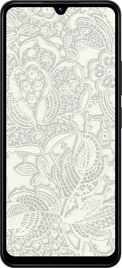 TPU чехол Белое кружево для Xiaomi Redmi 14C - 4383b-3768 изображение 