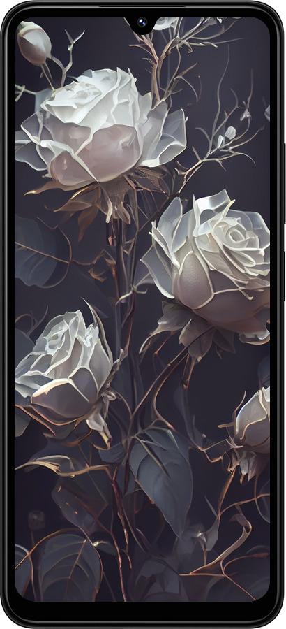 TPU чехол Розы 2 для Xiaomi Redmi 14C - 5550b-3768 изображение 