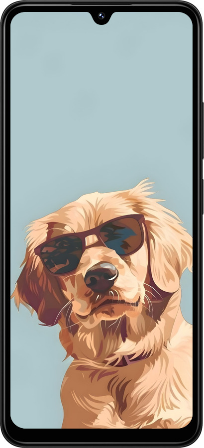 TPU чехол Пес в очках для Xiaomi Redmi 14C - 6381b-3768 изображение 