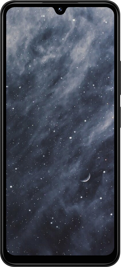 TPU чехол Голубые облака, Голубая луна для Xiaomi Redmi 14C - 6398b-3768 изображение 