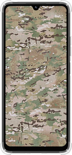 Силикон с усиленными углами чехол Камуфляж v5 для Xiaomi Poco M7 - 1201sp-4141 изображение 
