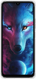 Силикон с усиленными углами чехол Арт-волк для Xiaomi Poco M7 - 3999sp-4141 изображение 
