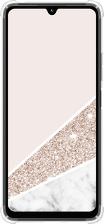 Силикон с усиленными углами чехол Пастельный мрамор для Xiaomi Poco M7 - 4342sp-4141 изображение 