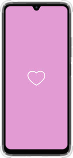 Силикон с усиленными углами чехол Сердце 2 для Xiaomi Poco M7 - 4863sp-4141 изображение 