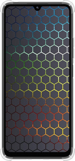 Силикон с усиленными углами чехол Переливающиеся соты для Xiaomi Poco M7 - 498sp-4141 изображение 