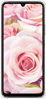 Силикон с усиленными углами чехол Розы для Xiaomi Poco M7 - 525sp-4141 изображение 