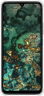 Силикон с усиленными углами чехол Мрамор золото богатство для Xiaomi Poco M7 - 5419sp-4141 изображение 