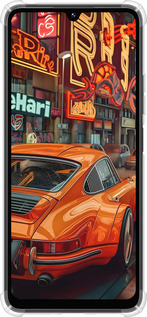 Силикон с усиленными углами чехол Порше для Xiaomi Poco M7 - 6334sp-4141 изображение 