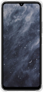 Силикон с усиленными углами чехол Голубые облака, Голубая луна для Xiaomi Poco M7 - 6398sp-4141 изображение 