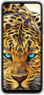 Силикон с усиленными углами чехол Леопард для Xiaomi Poco M7 - 6611sp-4141 изображение 