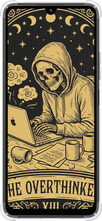 Силикон с усиленными углами чехол The Overthinker для Xiaomi Poco M7 - 6774sp-4141 изображение 