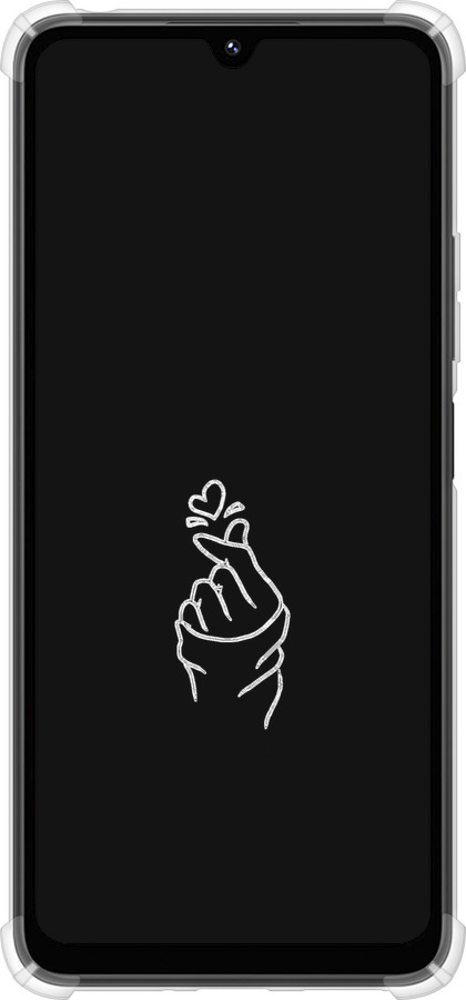 Силикон с усиленными углами чехол Love You для Xiaomi Poco M7 - 4298sp-4141 изображение 
