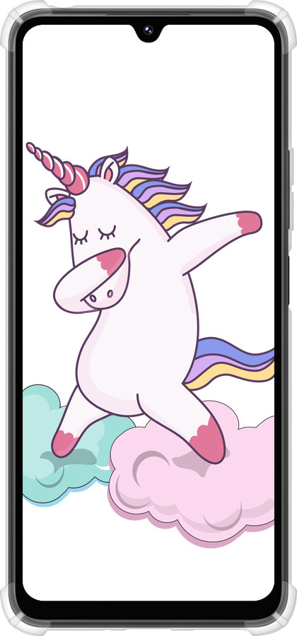 Силикон с усиленными углами чехол Единорог для Xiaomi Poco M7 - 4702sp-4141 изображение 