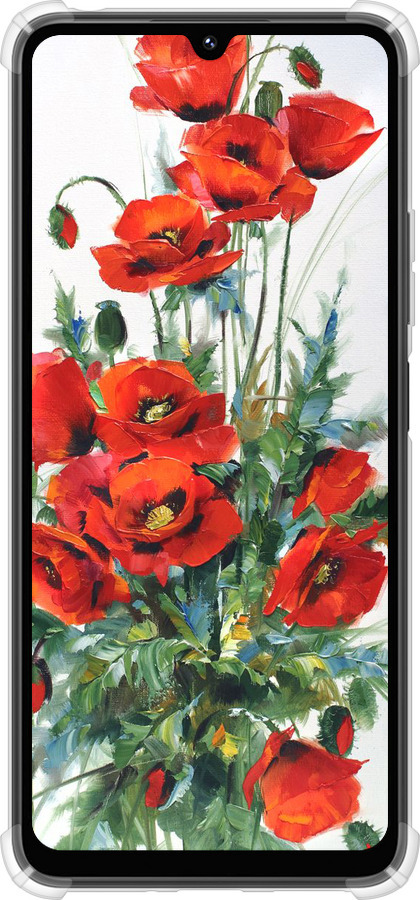 Силикон с усиленными углами чехол Маки для Xiaomi Poco M7 - 523sp-4141 изображение 