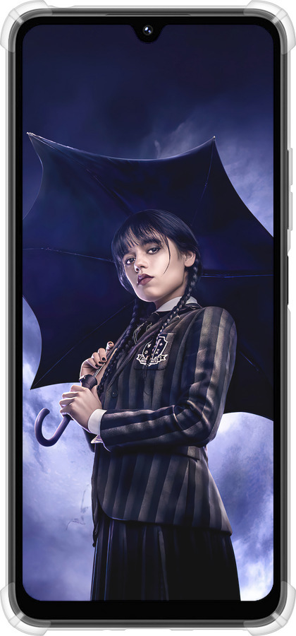 Силикон с усиленными углами чехол Wednesday v2 для Xiaomi Poco M7 - 5516sp-4141 изображение 