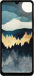 Силиконовый чехол Ночной пейзаж с лесом и горами для Xiaomi Redmi A3 Pro - 6493u-3939 изображение 