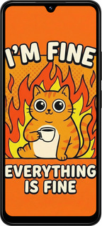 Силиконовый чехол Funny Cat для Xiaomi Poco C75 - 6786u-3937 изображение 