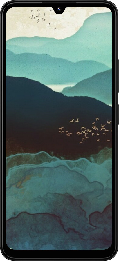 Силіконовий чехол Із зображенням гір Індіго для Xiaomi Redmi 14C - 6484u-3768 изображение 