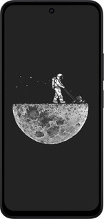 Силиконовый чехол Moon in dark для Xiaomi Redmi 15 4G - 4176u-4136 изображение 