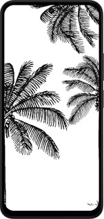 Силиконовый чехол Пальмы1 для Xiaomi Redmi 15 4G - 4634u-4136 изображение 