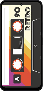 Силиконовый чехол Кассета с90 v4 для Xiaomi Redmi 15 4G - 5532u-4136 изображение 