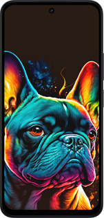 Силиконовый чехол Яркий бульдог для Xiaomi Redmi 15 4G - 5547u-4136 изображение 