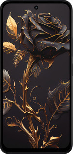 Силіконовий чехол Троянда 3 для Xiaomi Redmi 15 4G - 5552u-4136 изображение 