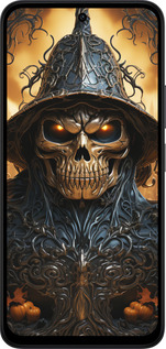 Силіконовий чехол Череп 2 для Xiaomi Redmi 15 4G - 5652u-4136 изображение 