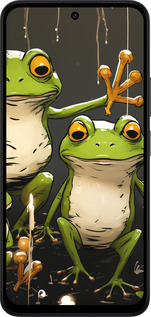 Силиконовый чехол Жабки 2 для Xiaomi Redmi 15 4G - 5657u-4136 изображение 