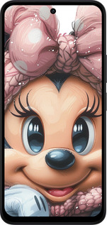 Силиконовый чехол Минни Маус с бантиком для Xiaomi Redmi 15 4G - 6055u-4136 изображение 
