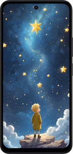 Силиконовый чехол Маленький принц для Xiaomi Redmi 15 4G - 6326u-4136 изображение 