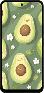 Силиконовый чехол Авокадо для Xiaomi Redmi 15 4G - 6380u-4136 изображение 