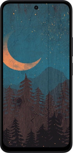 Силиконовый чехол Звездный лес для Xiaomi Redmi 15 4G - 6480u-4136 изображение 