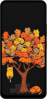 Силиконовый чехол Дерево и котики для Xiaomi Redmi 15 4G - 6516u-4136 изображение 