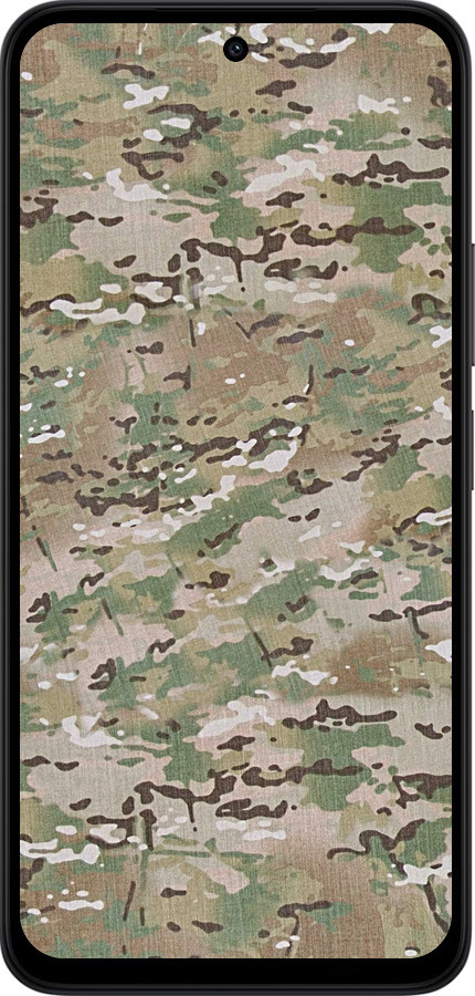 Силиконовый чехол Камуфляж v5 для Xiaomi Redmi 15 4G - 1201u-4136 изображение 