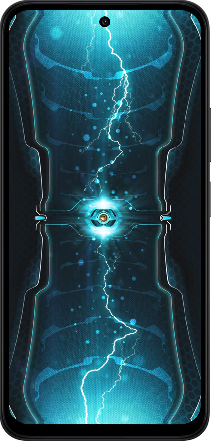 Силиконовый чехол Молнии в цилиндре для Xiaomi Redmi 15 4G - 120u-4136 изображение 