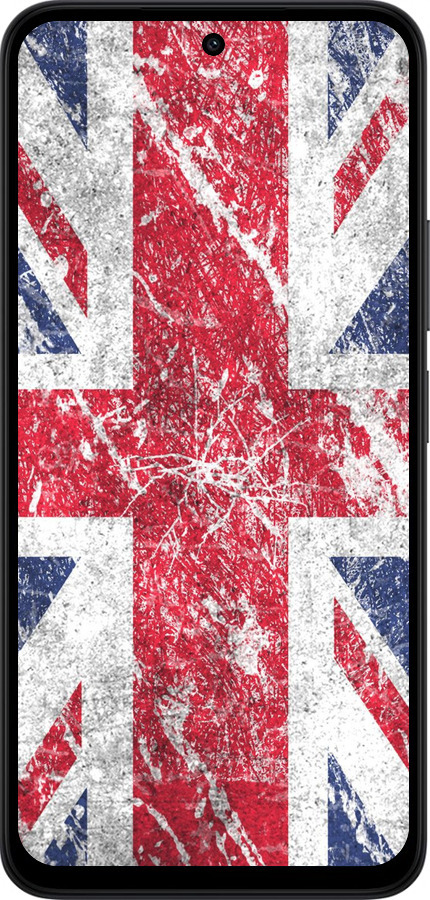 Силиконовый чехол Флаг Великобритании 1 для Xiaomi Redmi 15 4G - 386u-4136 изображение 