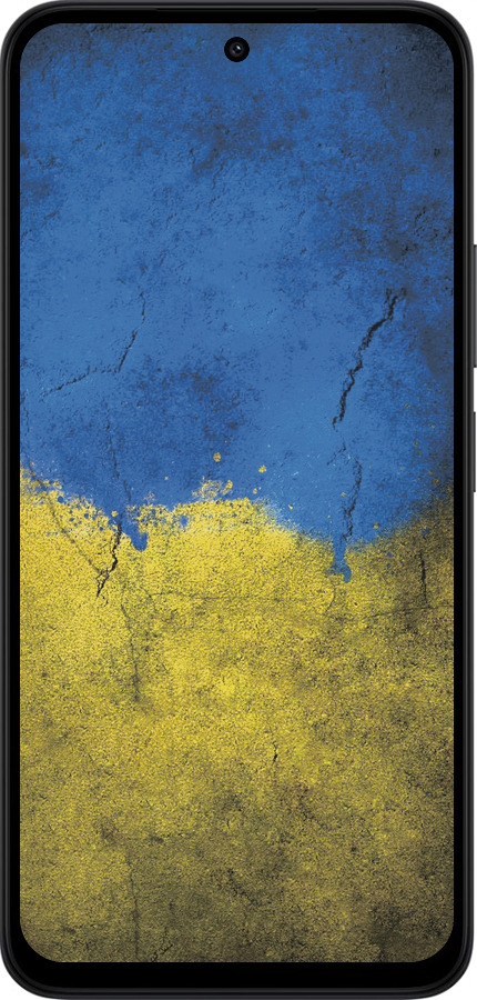 Силиконовый чехол Флаг Украины 2 для Xiaomi Redmi 15 4G - 401u-4136 изображение 