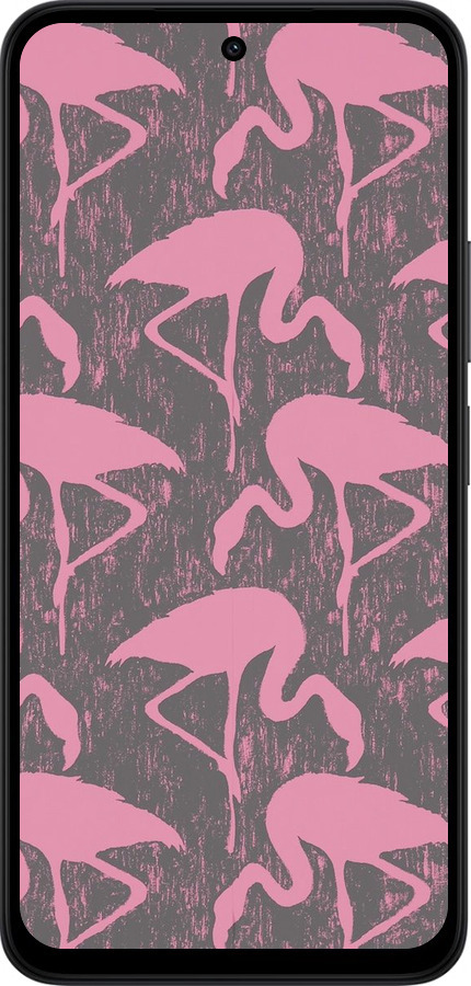 Силиконовый чехол Vintage-Flamingos для Xiaomi Redmi 15 4G - 4171u-4136 изображение 