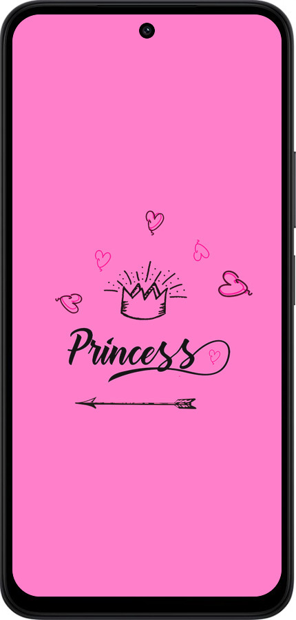 Силиконовый чехол Princess для Xiaomi Redmi 15 4G - 4361u-4136 изображение 