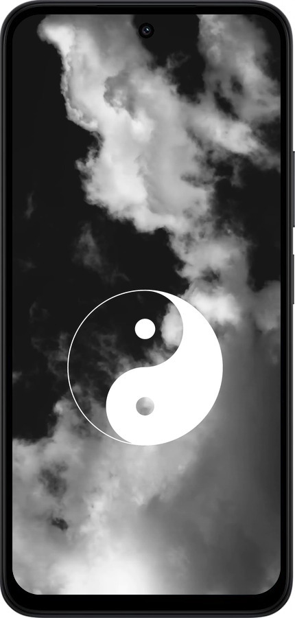 Силиконовый чехол Инь и Янь для Xiaomi Redmi 15 4G - 4389u-4136 изображение 