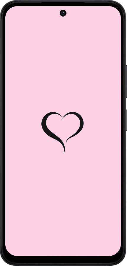 Силиконовый чехол Сердце 1 для Xiaomi Redmi 15 4G - 4730u-4136 изображение 