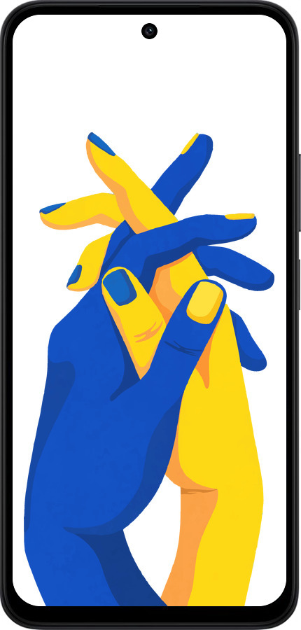 Силиконовый чехол Stand With Ukraine для Xiaomi Redmi 15 4G - 5255u-4136 изображение 