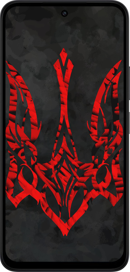 Силиконовый чехол Герб Украины v4 для Xiaomi Redmi 15 4G - 5319u-4136 изображение 