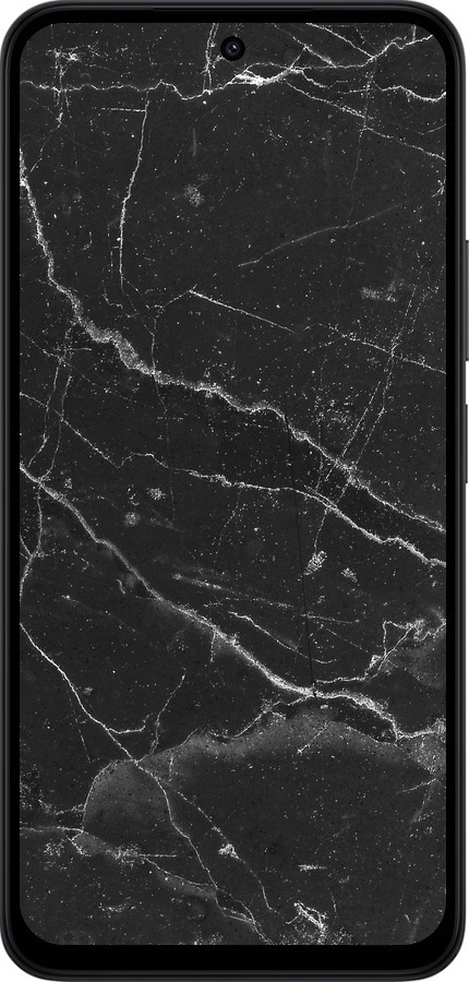 Силиконовый чехол Черный мрамор v2 для Xiaomi Redmi 15 4G - 5568u-4136 изображение 