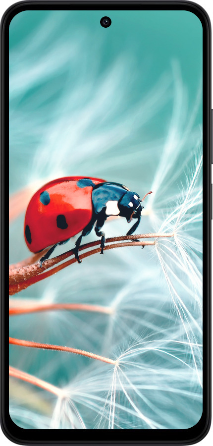 Силиконовый чехол Божья коровка для Xiaomi Redmi 15 4G - 6049u-4136 изображение 