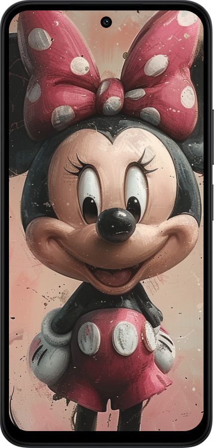 Силиконовый чехол Minnie Mouse для Xiaomi Redmi 15 4G - 6054u-4136 изображение 
