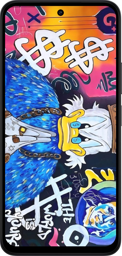 Силиконовый чехол Скрудж 2 для Xiaomi Redmi 15 4G - 6285u-4136 изображение 